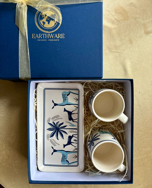 Deer Coffee Platter Set