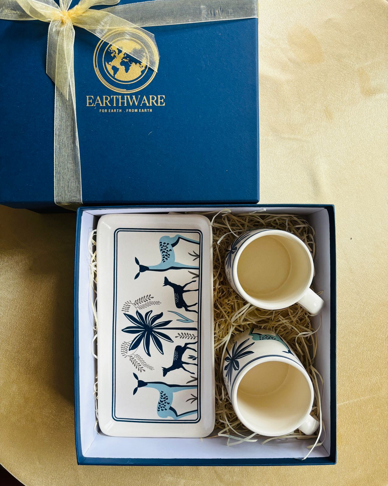 Deer Coffee Platter Set