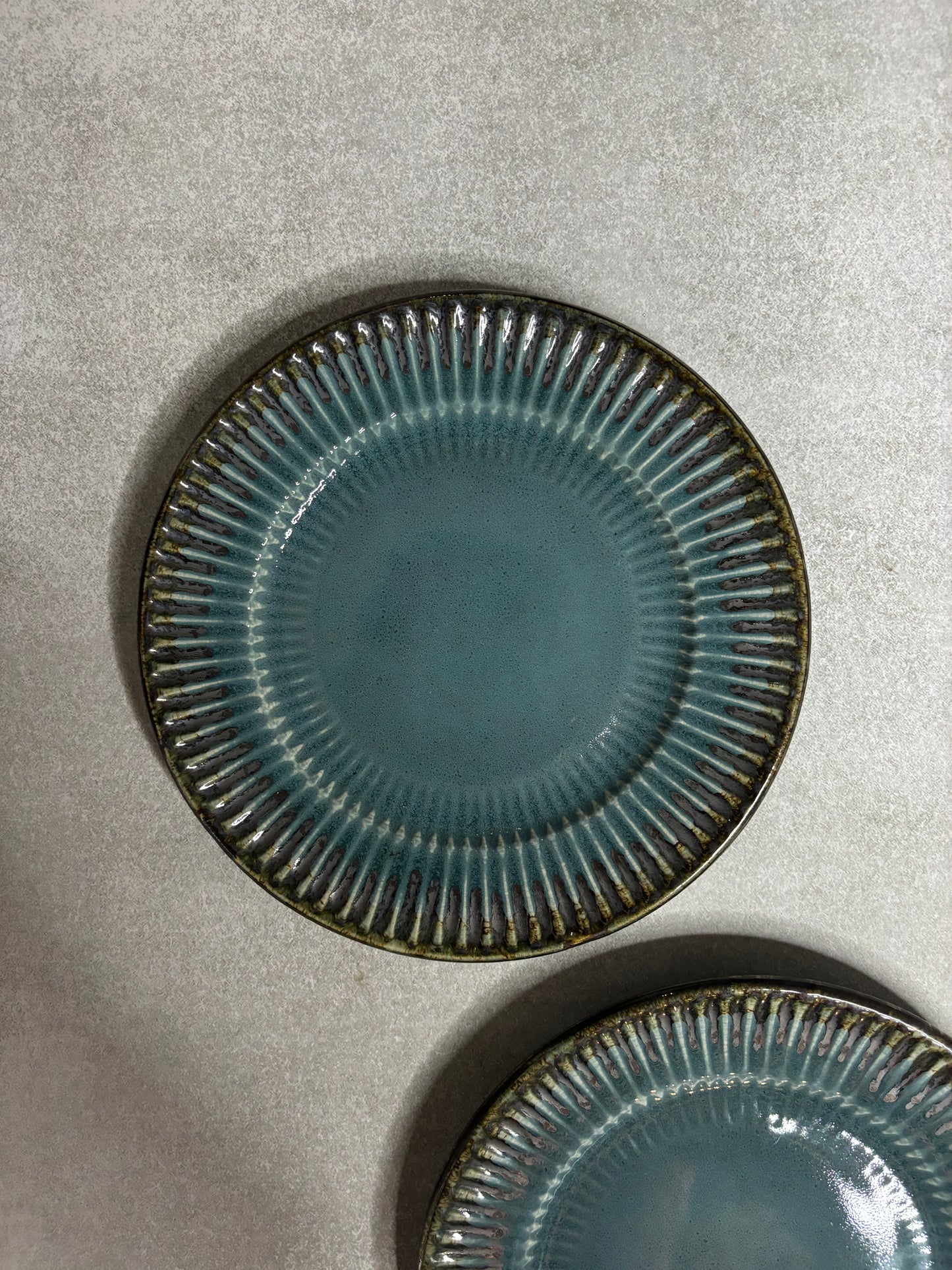 Cyan Serving Snack Plates